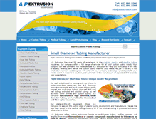 Tablet Screenshot of apextrusion.com